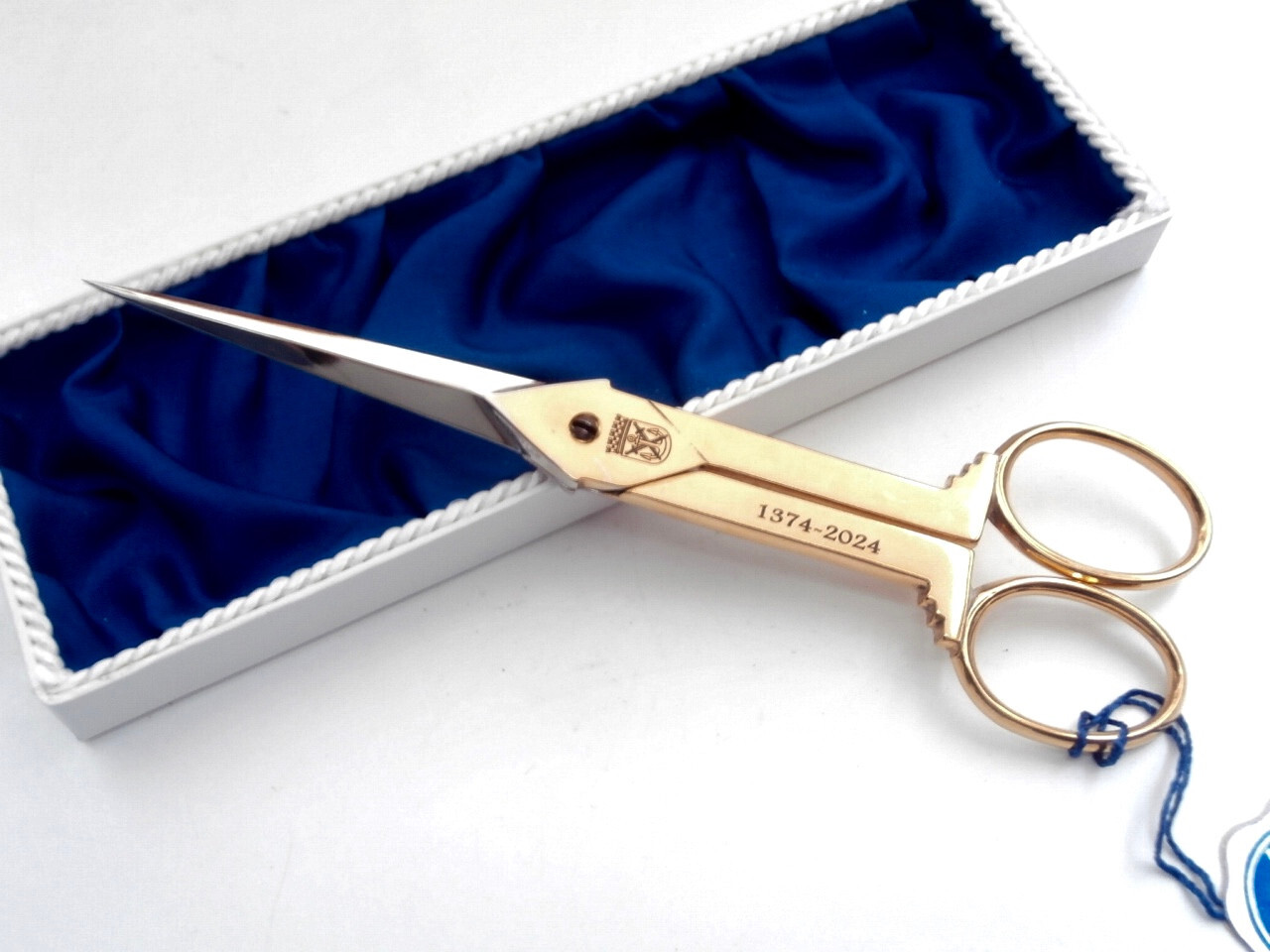 Dagger Scissors Household SOLINGEN Gilded, from historic blanks Dagger Blade!
