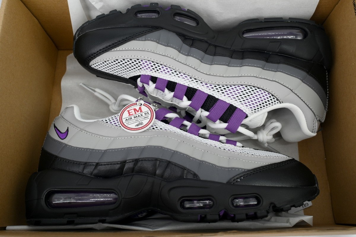 Nike Air Max 95 'Grey Purple' Men's Size 7-12