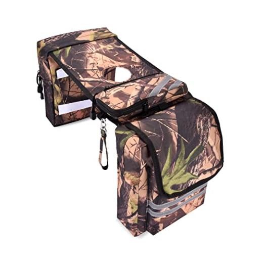 ATV Saddle Bag,Waterproof Insulated pocket Motorcycle Tank Bag with Reflective