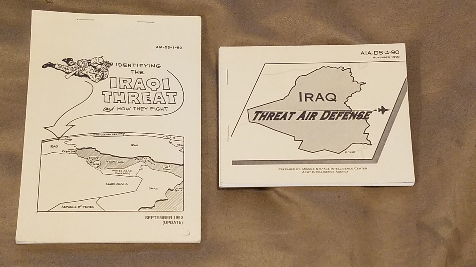 IRAQI THREAT Military Manuals (2) "How They Fight & Air Defense"