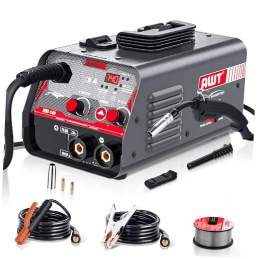MIG Welder 140Amp, Flux Core MIG Welder/Stick 2 in 1 Welding MIG-140-US