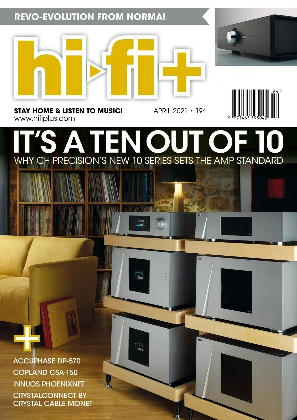 HI-FI+ MAGAZINE #194 APR 2021 / IT'S A TEN OUT OF 10