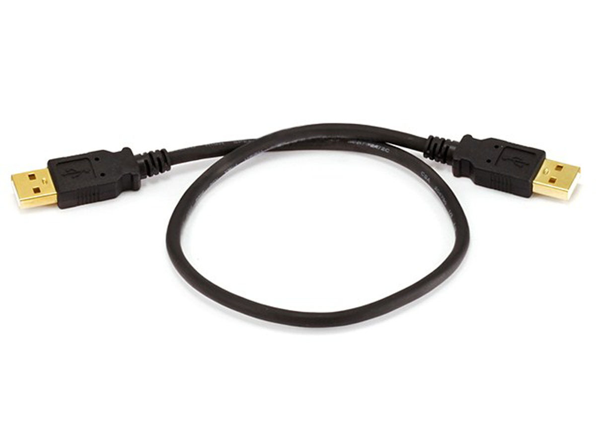 1.5ft USB 2.0 A Male to A Male 28/24AWG Cable (Gold Plated)  5441