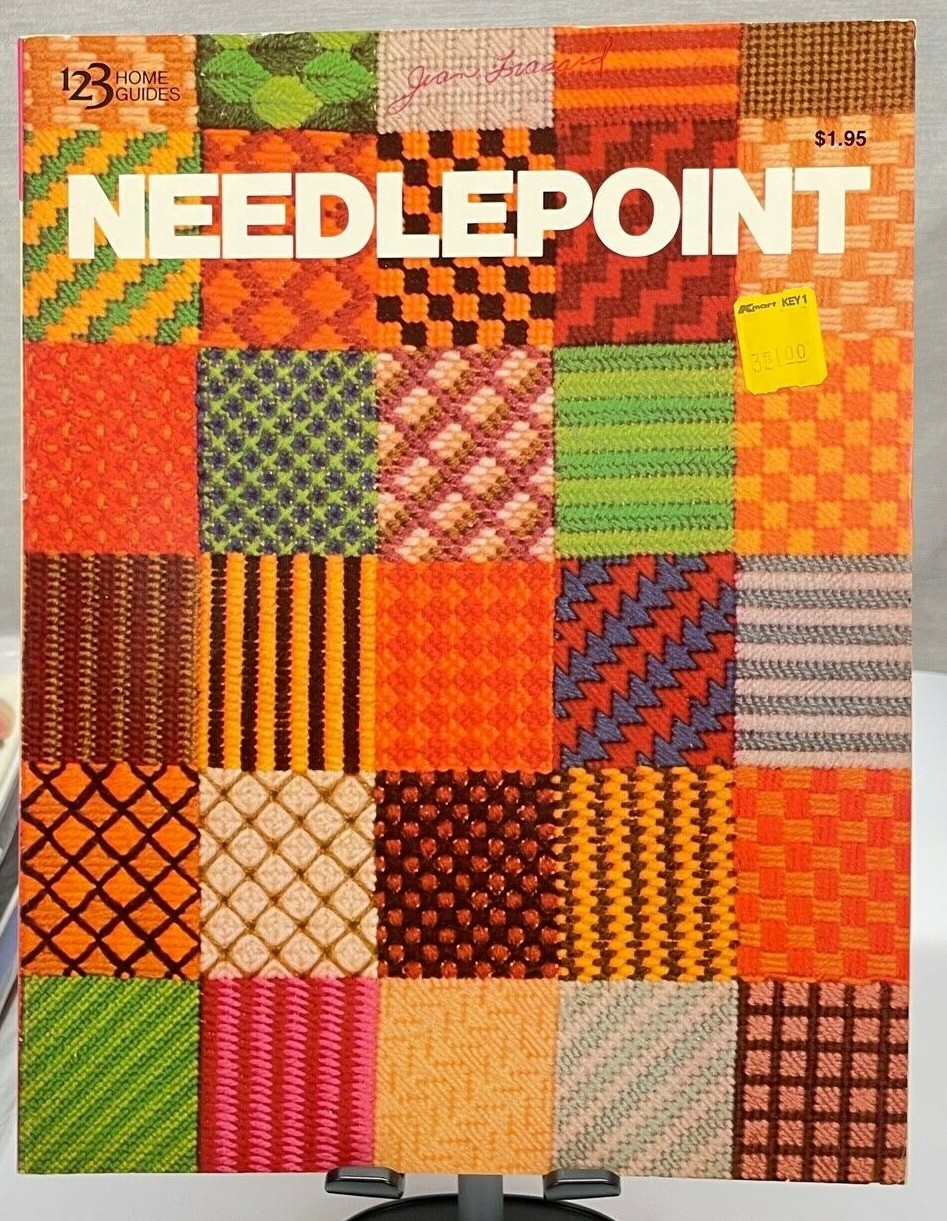 NEEDLEPOINT 123 Home Guides  Dixie Dean Trainer VINTAGE 1978