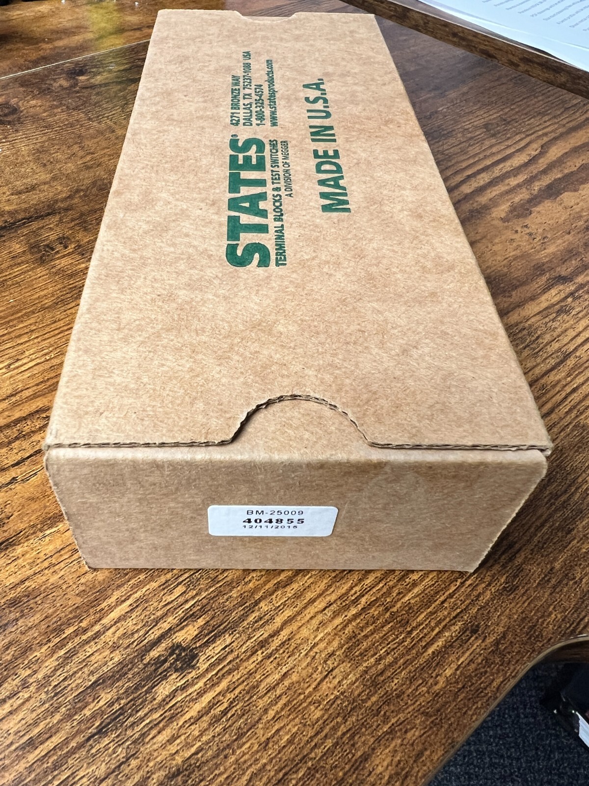 STATES PRODUCTS BM25009 / 404855  (NEW IN BOX) 9 point sliding link terminal blk