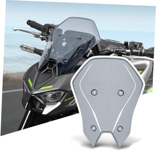+60mm Motorcycle Windshield Windscreen +60mm + Light Smoke + Z900 Z 900