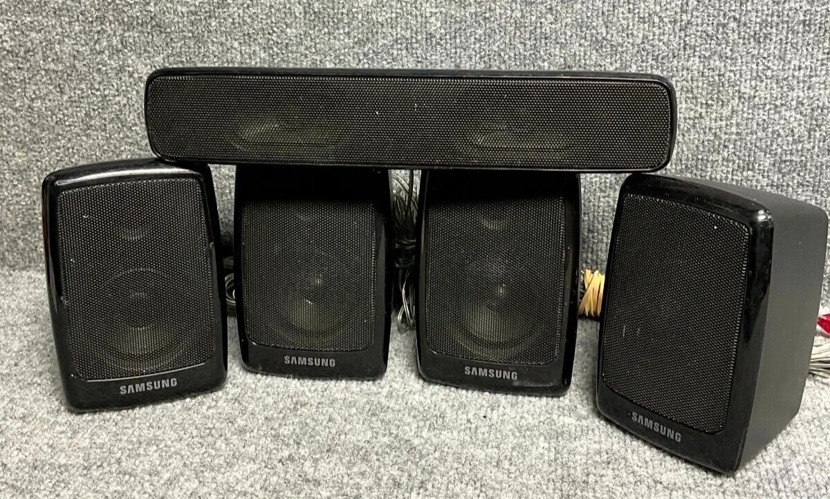 Samsung 1 Center + 4 Side Speakers Set PS-CZ320/PS-RZ320/PS-FZ320 🎶🖤