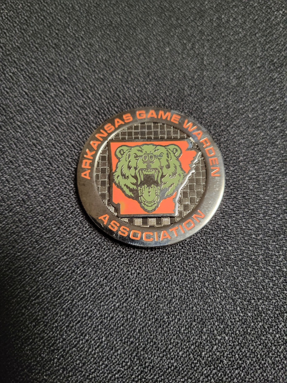 Arkansas Game & Fish Enforcement - Wildlife GAME WARDEN Challenge Coin & Patch