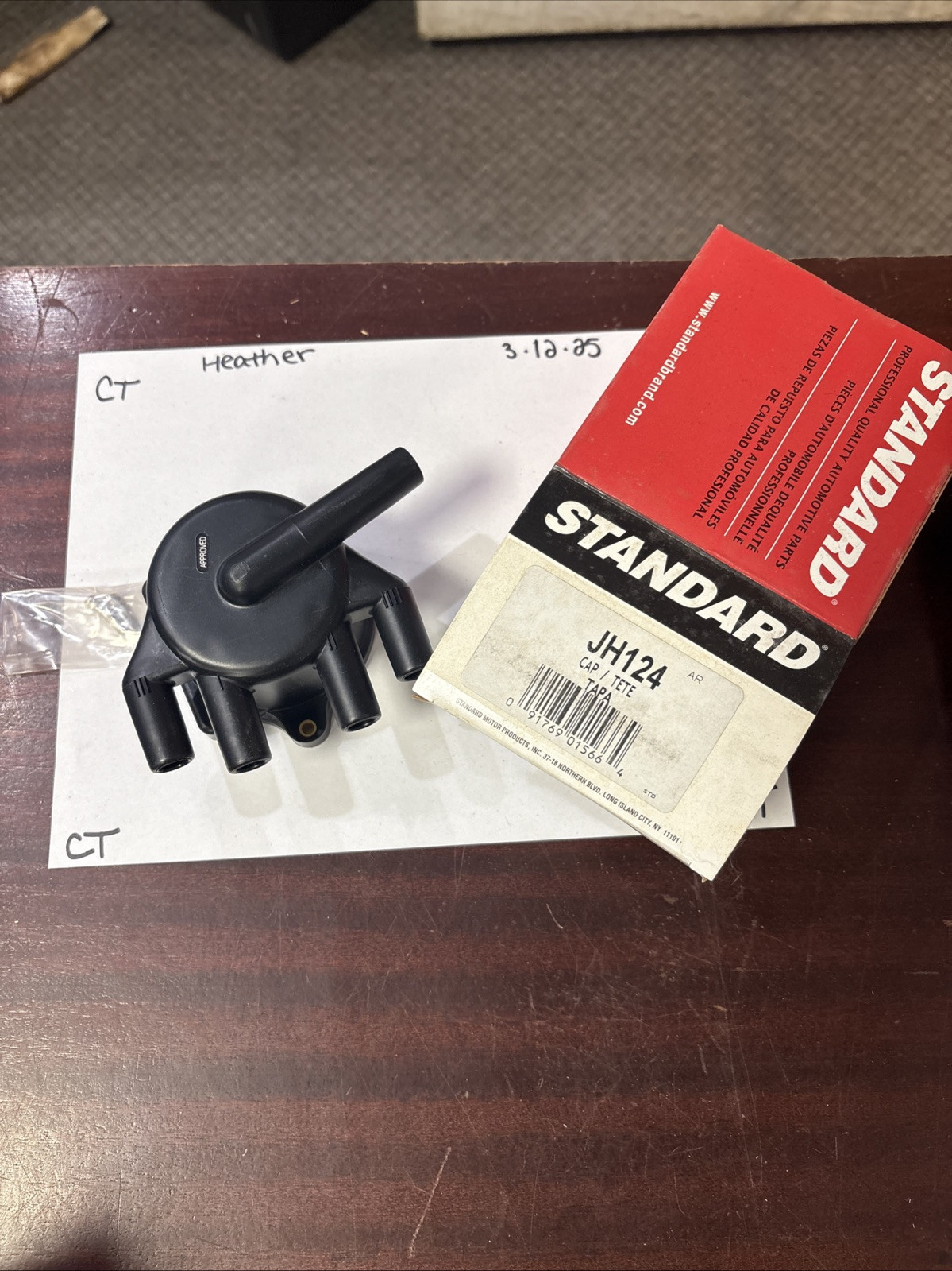Distributor Cap Standard JH124T