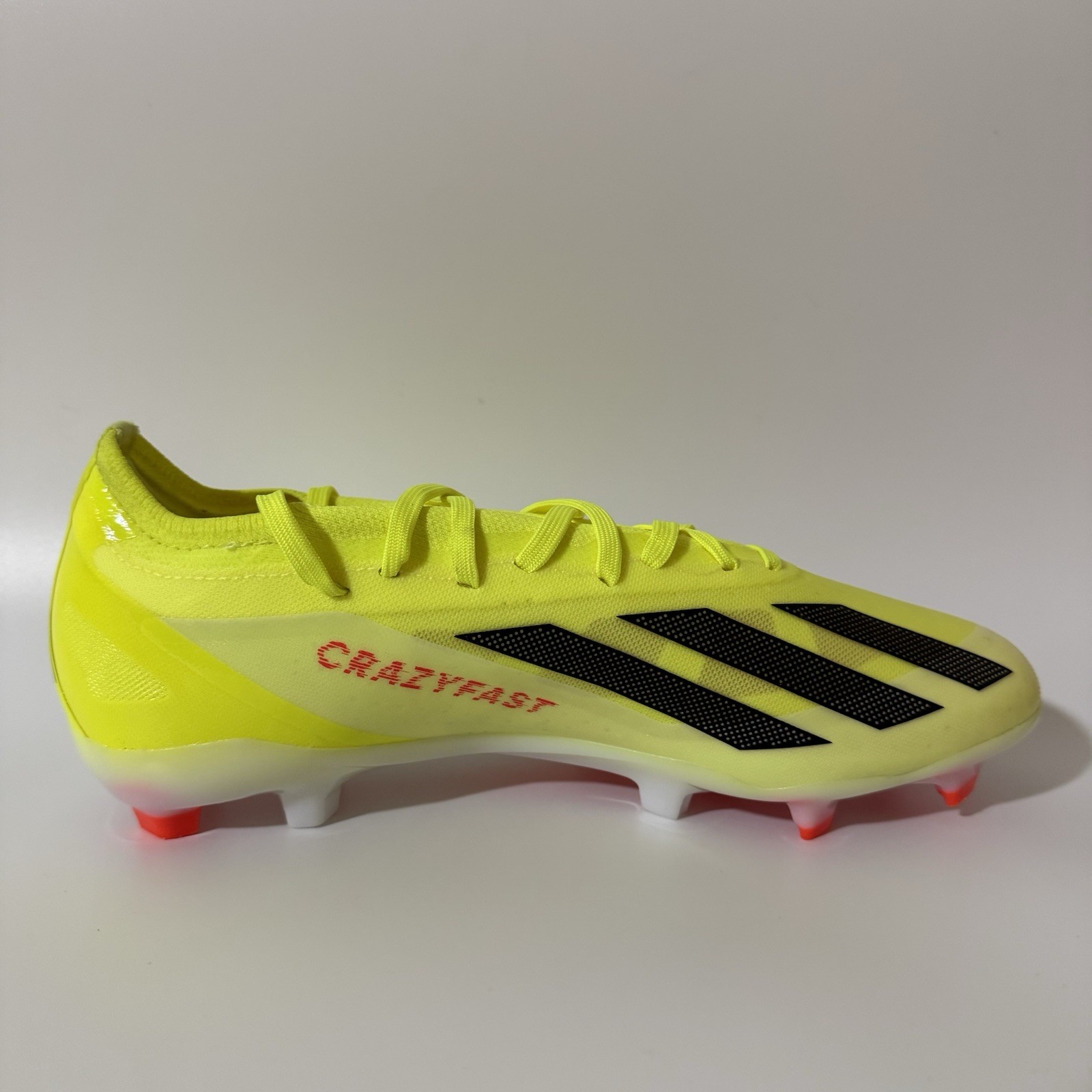 adidas $150 Men’s 7.5 X CRAZYFAST PRO FG SOCCER CLEATS Solar Yellow IG0601 NEW