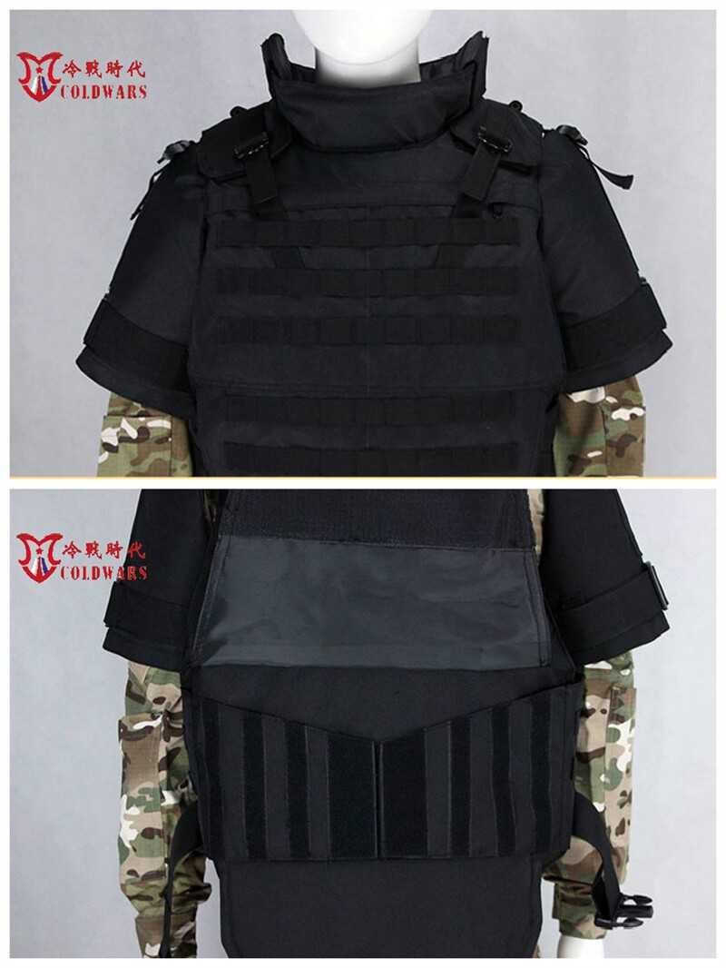 Russian Bulletproof Tactical Vest Molle BK OD Combat Training Protective Vest