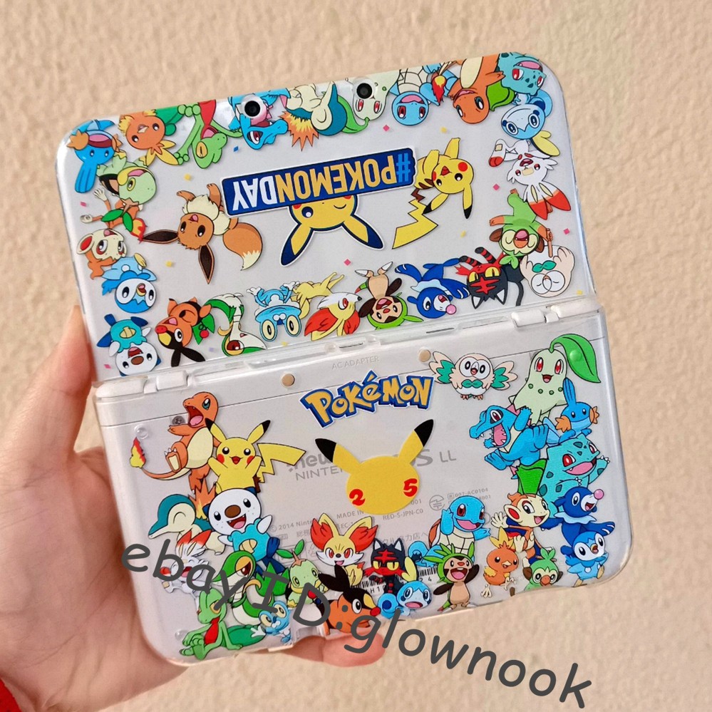 Hot Cute Pokemon Full Character 25th Anniv Custom Case Cover for Nintendo series