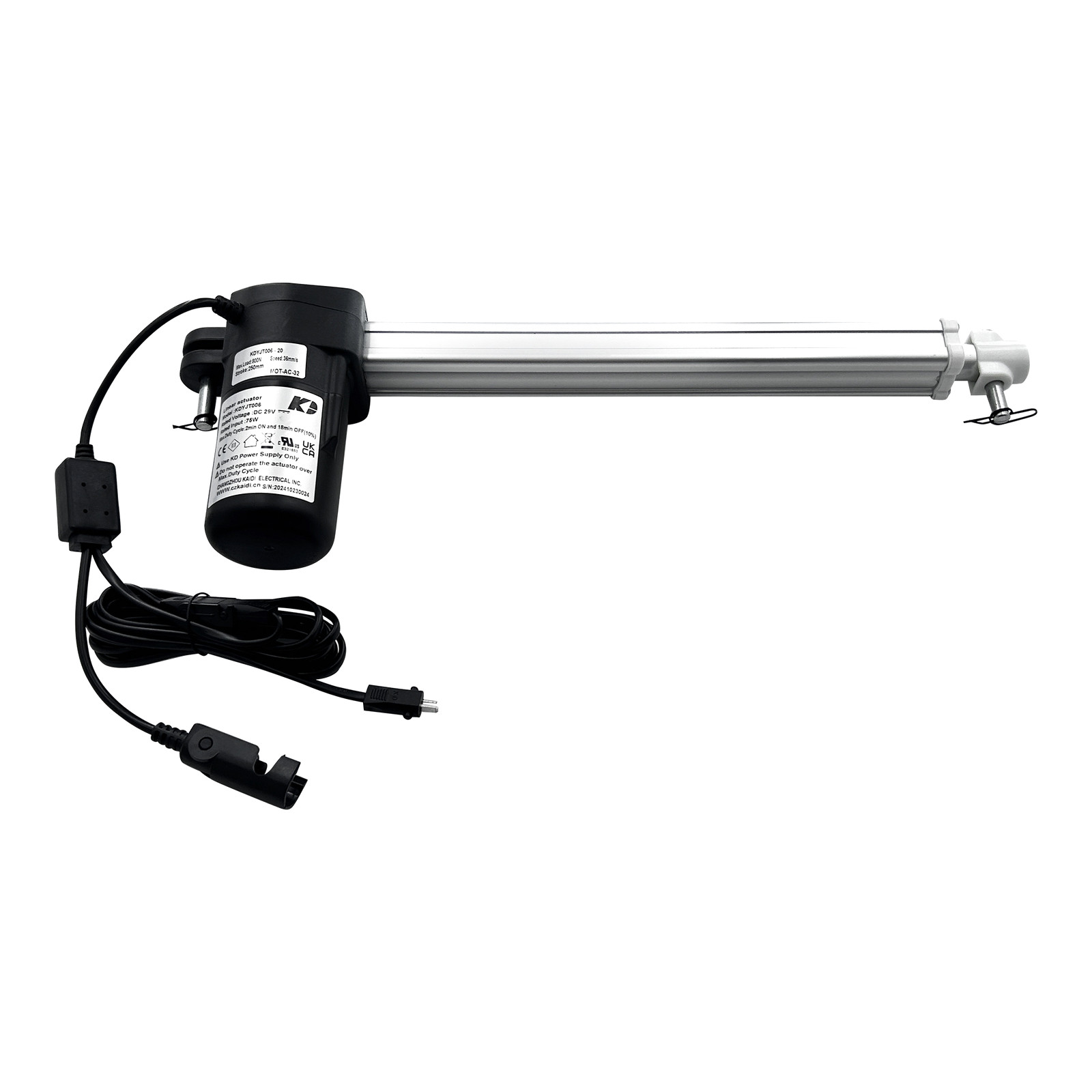 KDYJT006-20 Kaidi Motor Power Recliner Electric Sofa Lift Chairs Linear Actuator