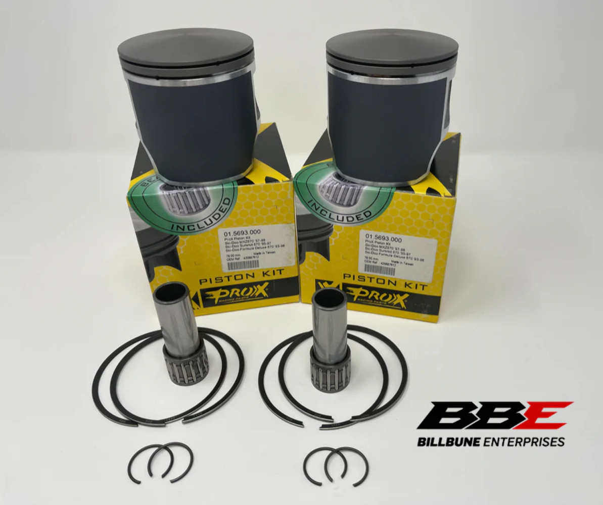'93-'99 Ski-doo Formula 670 Stock / Standard 78.00mm Bore Piston Kits, Summit