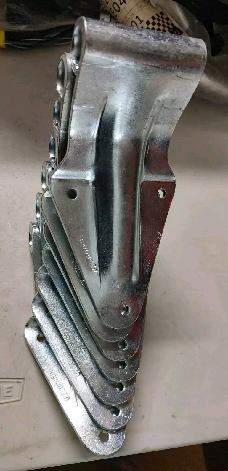 Fleet Engineers 023-00008 Hinge Trailmobile Style, 3 Hole - 7 Pieces 02300008