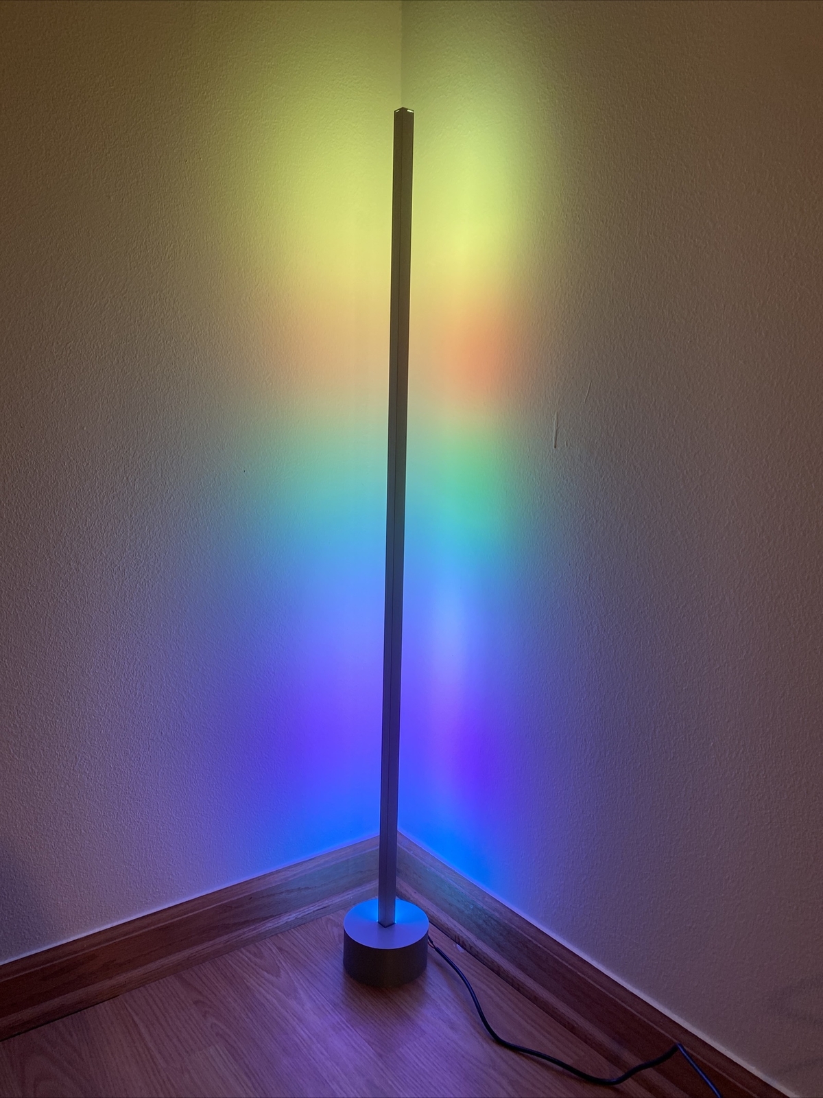 led corner floor lamp