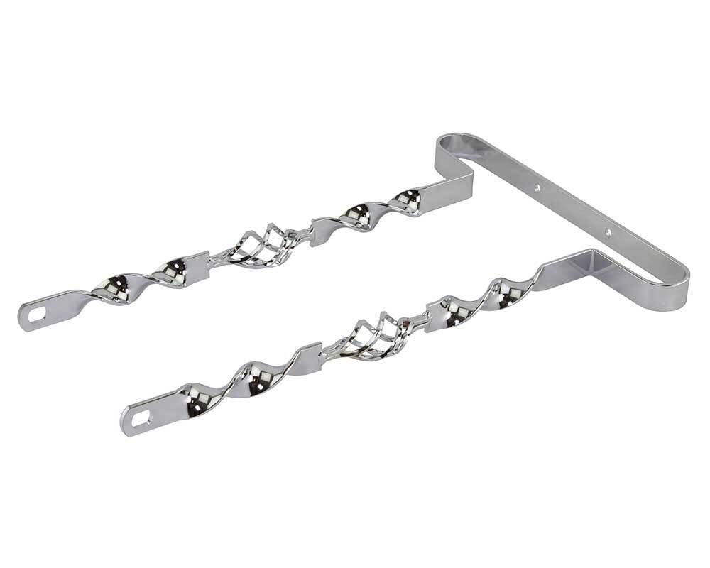 Bike 26 Lowrider Cage Flat Twisted Bumper Front/Rear Chrome.