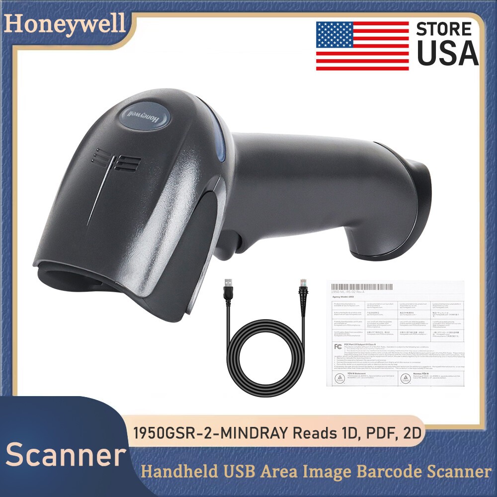 Honeywell Xenon Barcode Scanner 1950GSR-2-MINDRAY Handheld USB 2D Barcode Reader