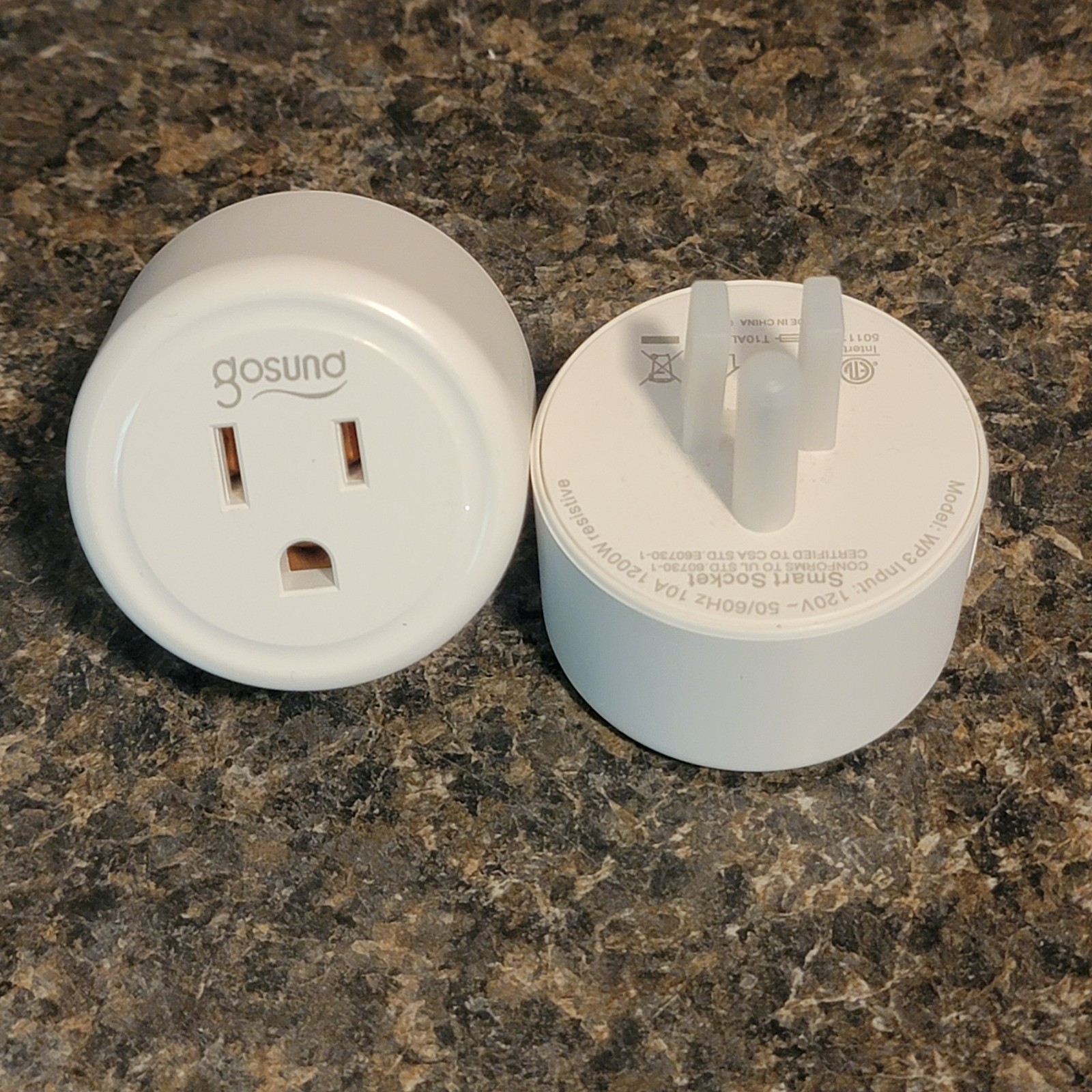 Lot of 2 Gosund WP3 Mini Smart Plugs Wi-Fi Outlets Works with Alexa Google New