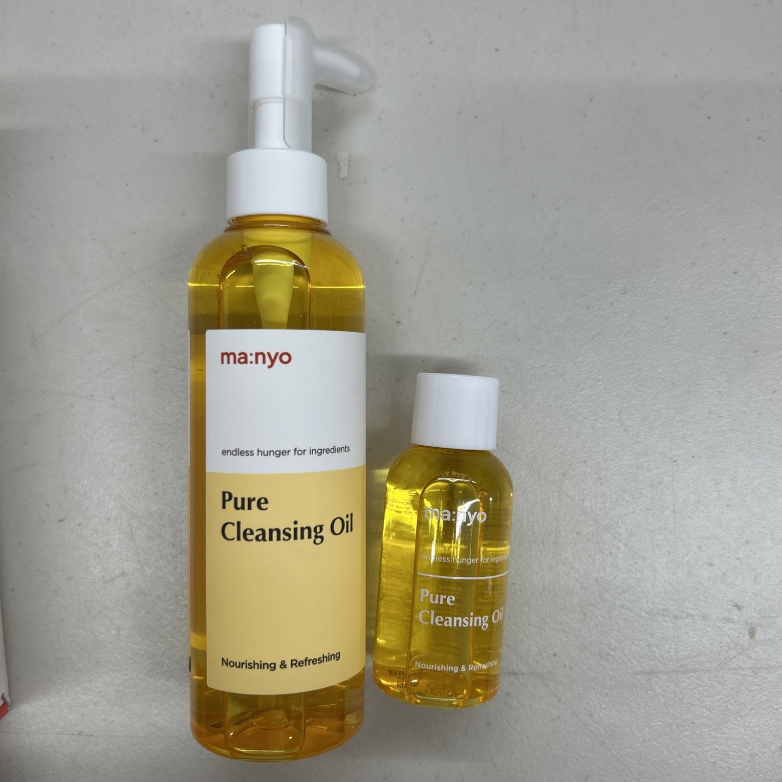 Ma:nyo Pure Korean Facial Cleansing Oil, 1x6.7 fl oz Bottle, 1x1.8 fl oz.