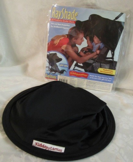 Kiddopotamus Rayshade UV Protective Stroller Shade Black