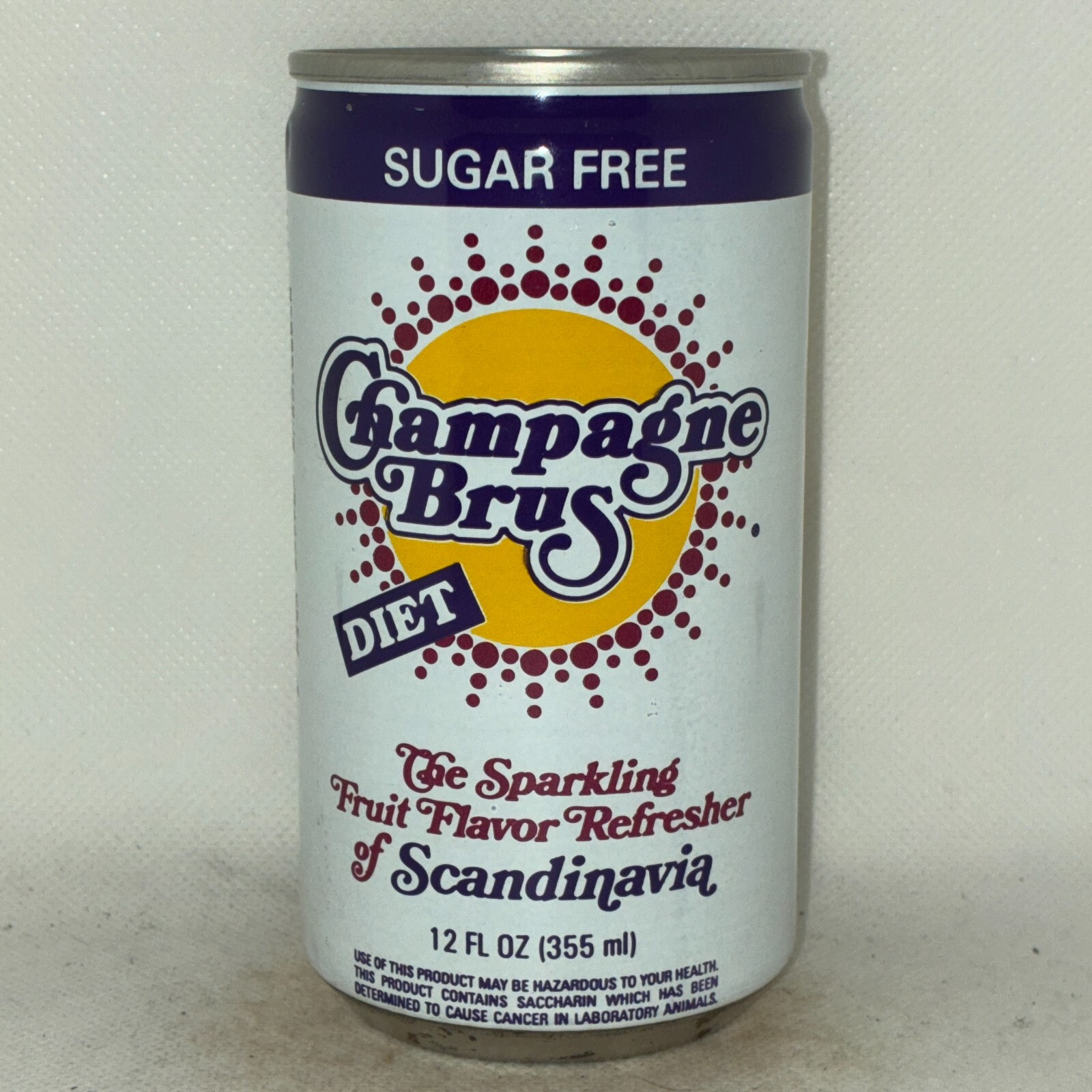Champagne Brus Soda can