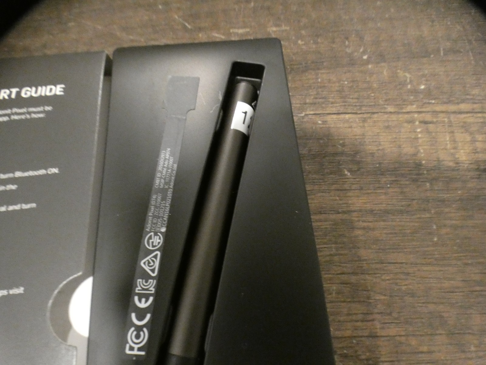 Adonit ADPBL Pixel Pressure Sensitive Stylus - Black Bluetooth TouchPen