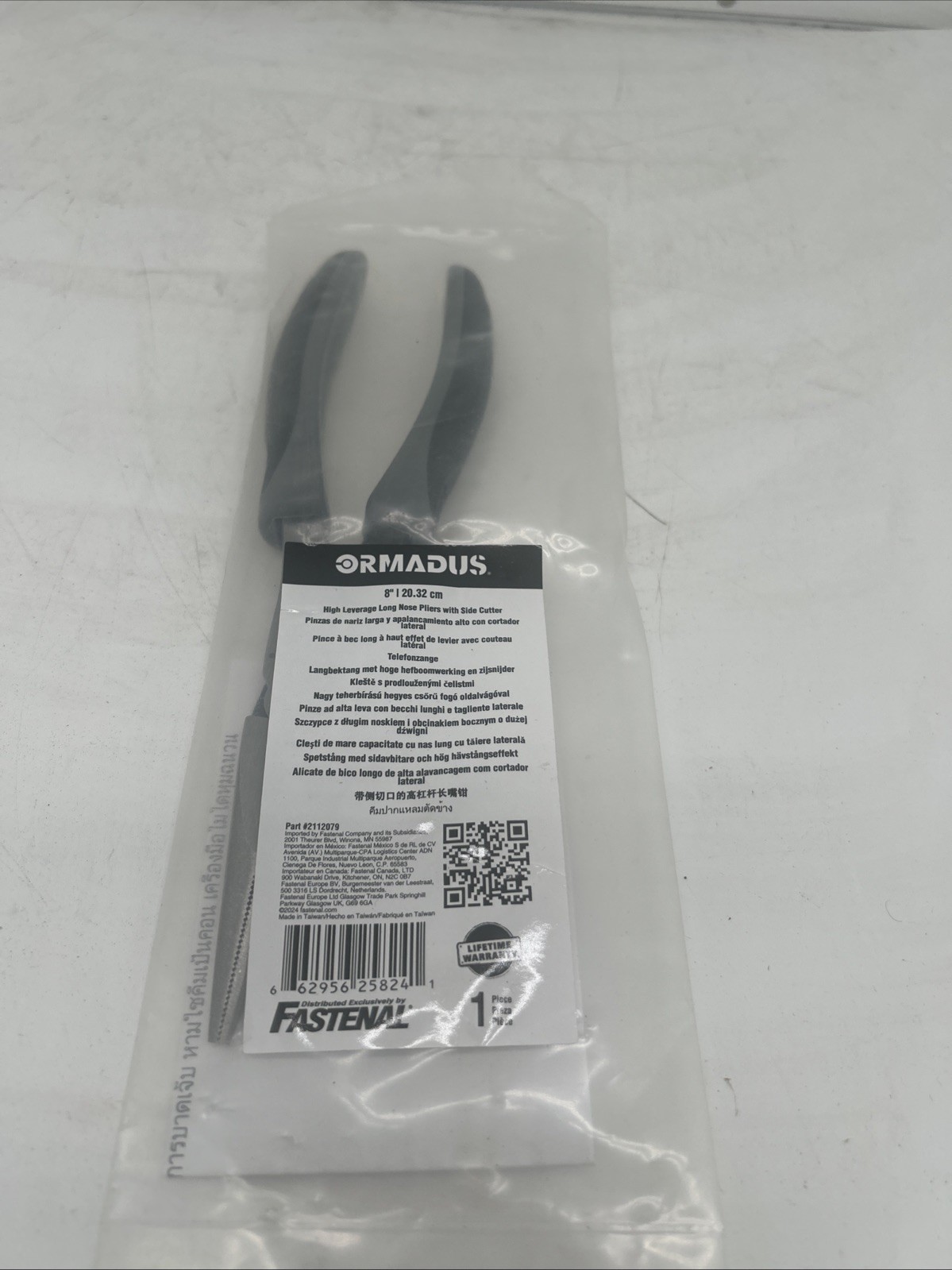 NEW Ormadus By Fastenal 8” Pliers. Ergonomic Grip Handle J57