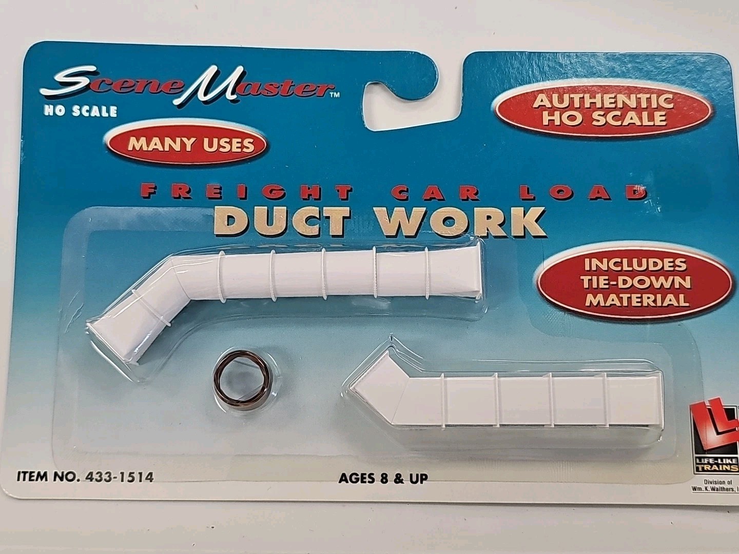 HO SCALE LIFE-LIKE SCENE MASTER DUCT WORK FREIGHT CAR LOAD FOR TRAIN CARS.