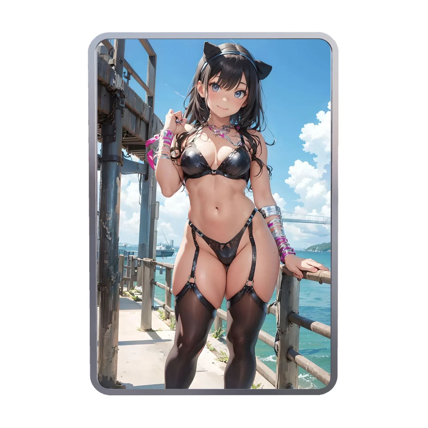 SEXY! 1 oz .999 Fine Silver Colorized Naughty Art Bar – Limited