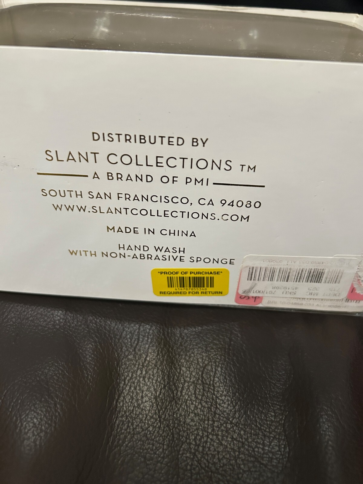 Slant Collections I Do/ What She Says Stemless Wine Glasses Set Brand New