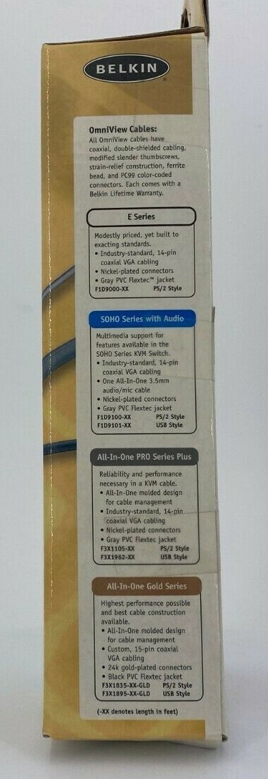 Belkin Omniview KVM Cable