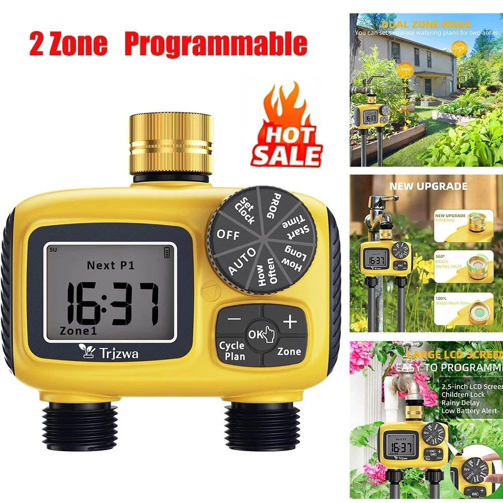 Sprinkler Timer Programmable Water Timer for Outdoor Garden Hose Sprinkler Timer