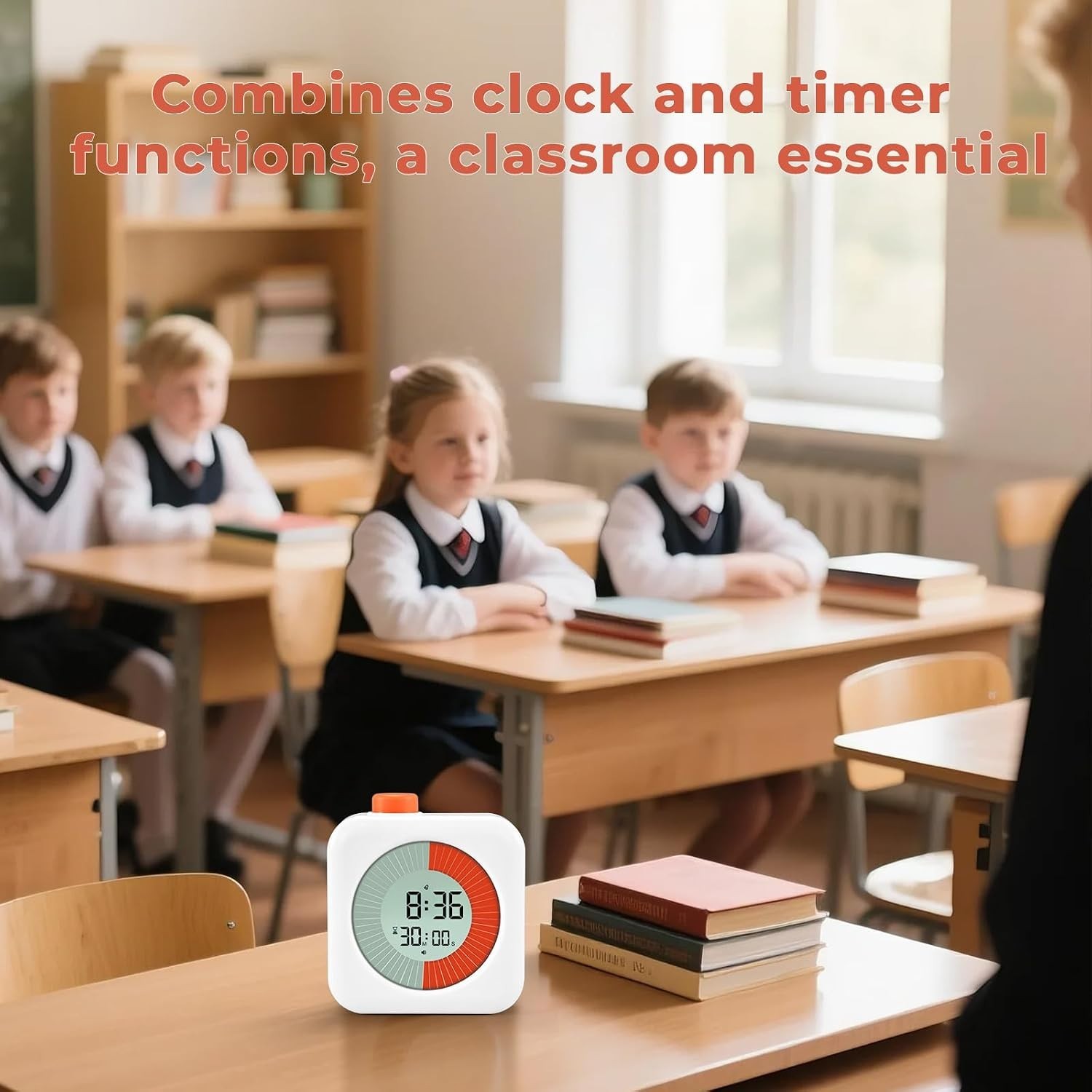 User-Friendly Visual Timer for Educators - 60-Minute Silent Countdown for Focus