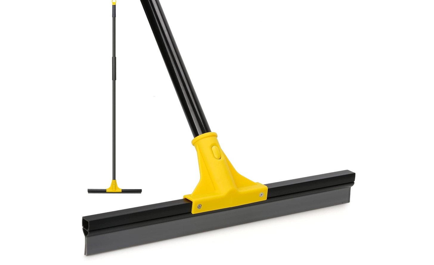 Squeegee Broom for Floor, 18'' Heavy Duty Rubber Wiper