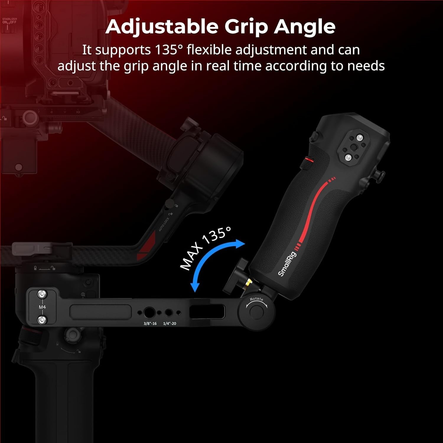 Ergonomic Sling Handle for DJI RS Stabilizers