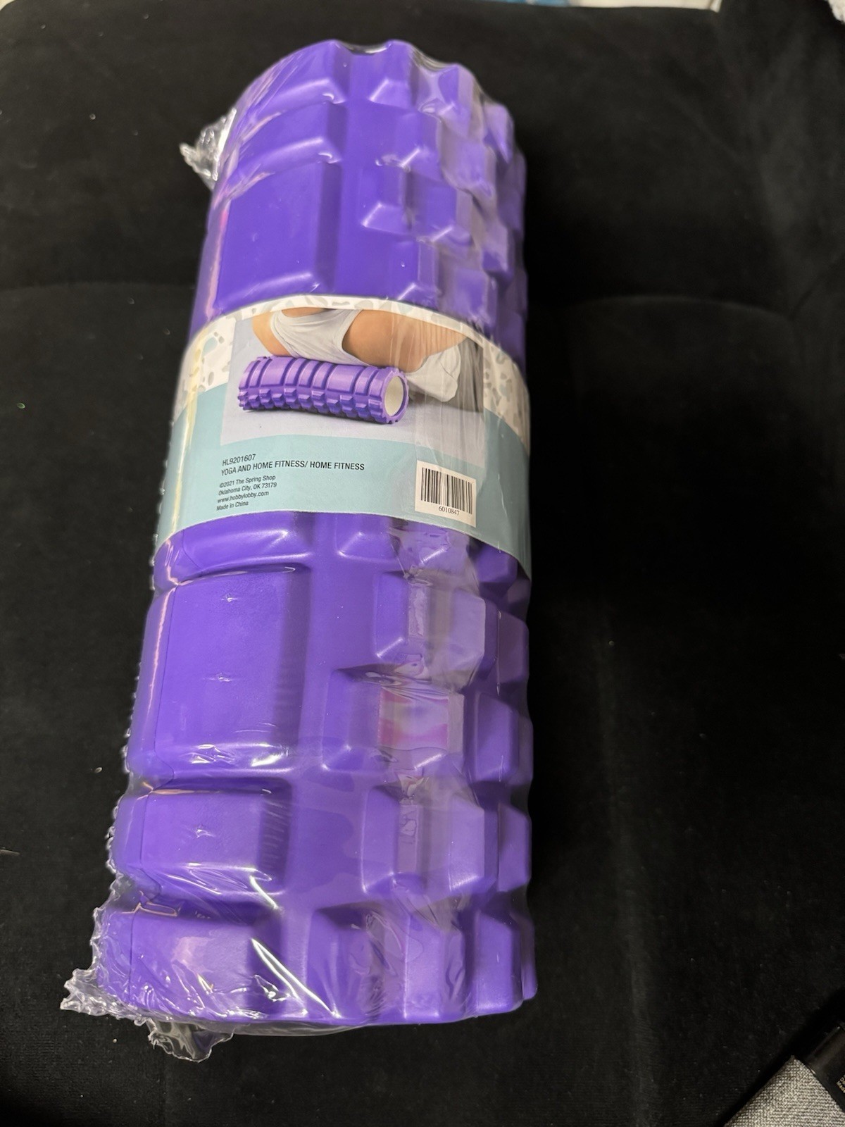 Basic Roller Bumpy Foam Roller, Strong Core Foam Roller Purple New