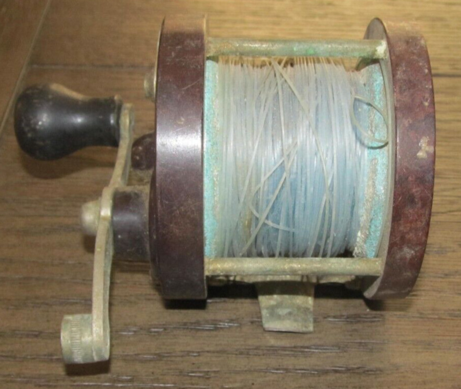 Vintage Abby & Embrie Sea Bright No. 250 Fishing Reel. ☆☆RARE☆☆ USED GOOD COND.