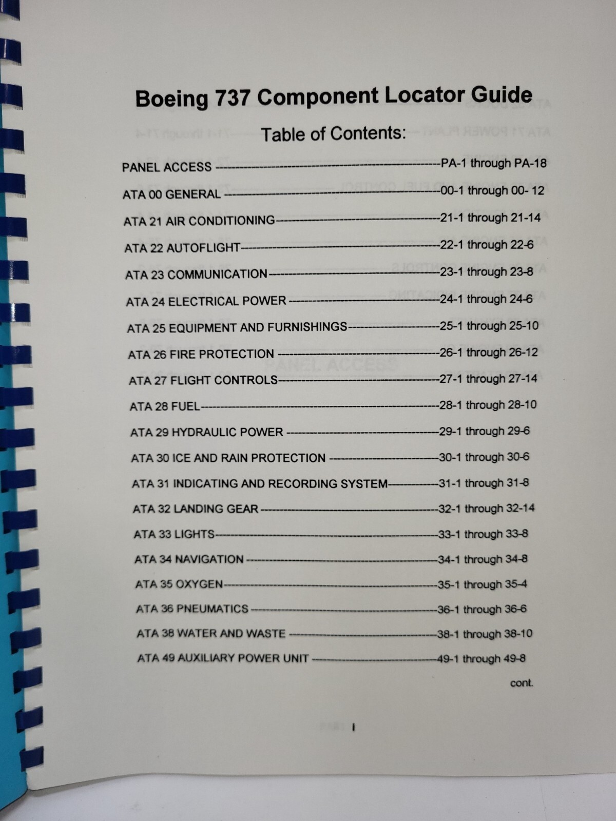 Boeing 737 Component Locator Guide