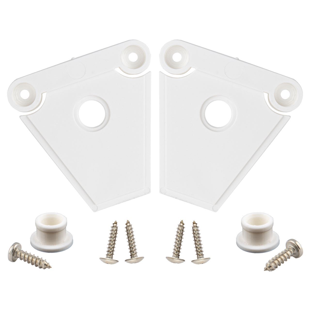 NeverBreak Parts - Igloo Cooler Latches (white) - 2 latches, posts and screws