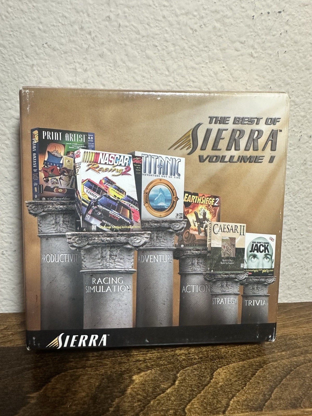 1998 The Best Of Sierra Volume 1 Cd-Rom 6 Games In 1 Rare