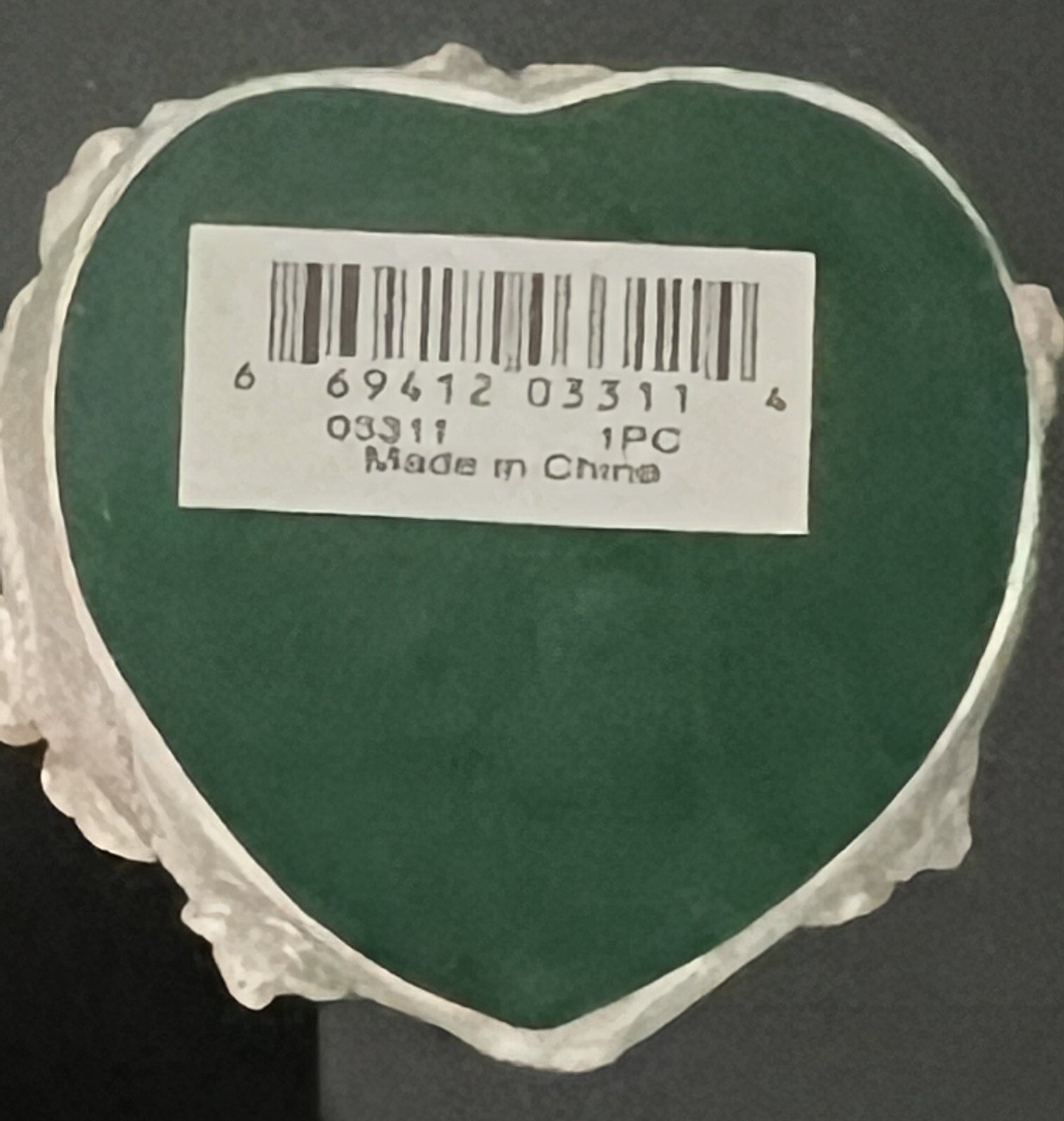 Heart Shaped Poly Wedding Trinket Box