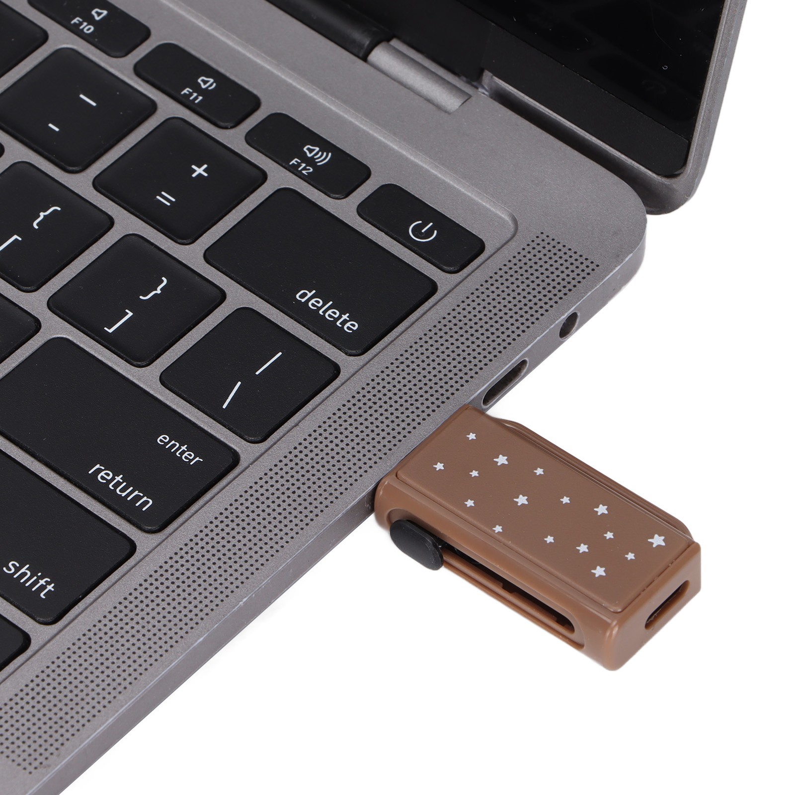 Flash Disk Portable Tea Brown Palstic Push Pull Thumb Memory Stick For