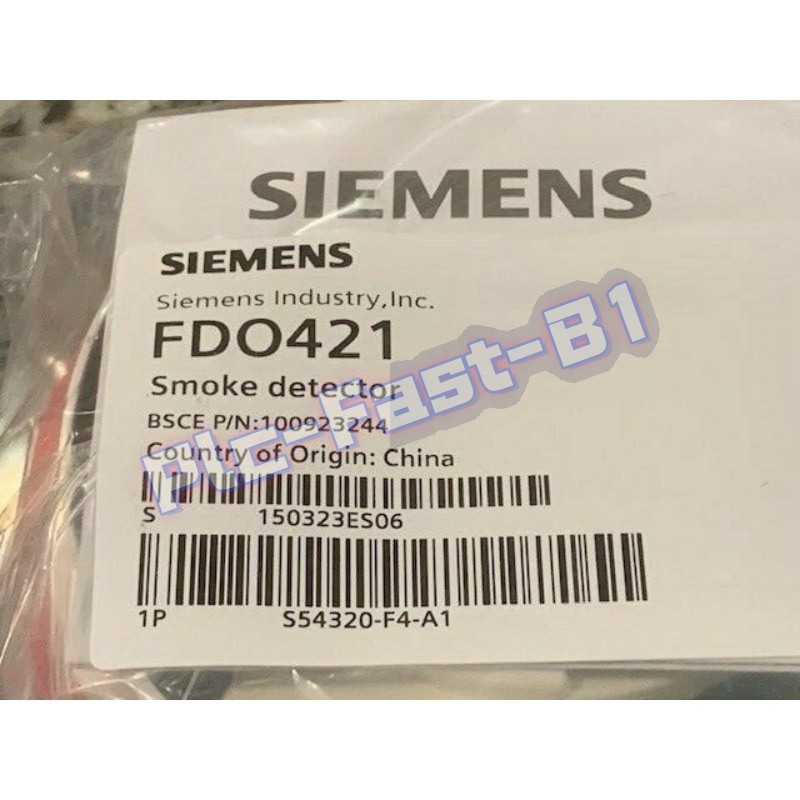 1PC New Siemens FDO421 Photoelectric Smoke Detector White Fast Delivery