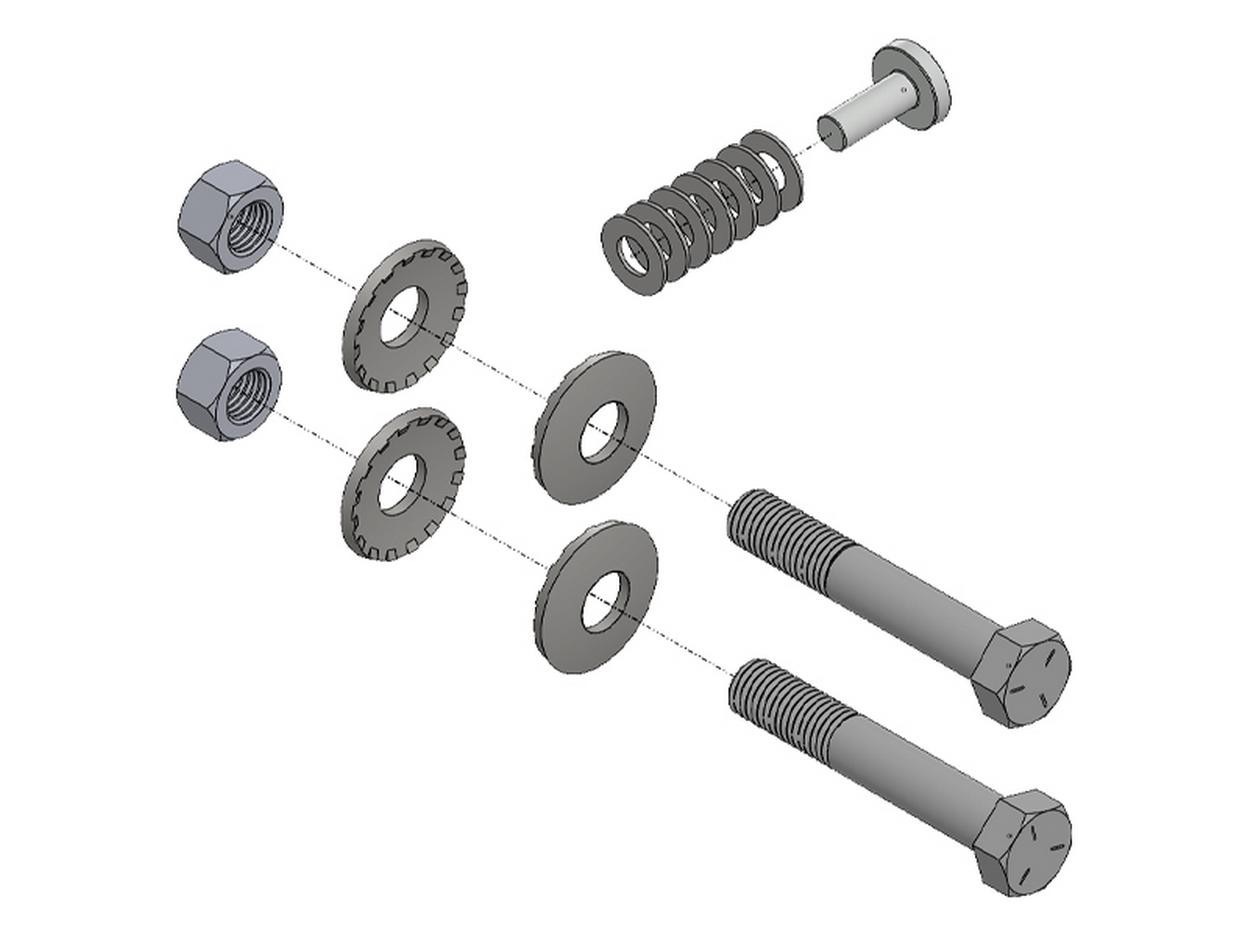 Blue Ox Trailer Weight Distribution Kit - Kit, 2-Point Hitch Accessory