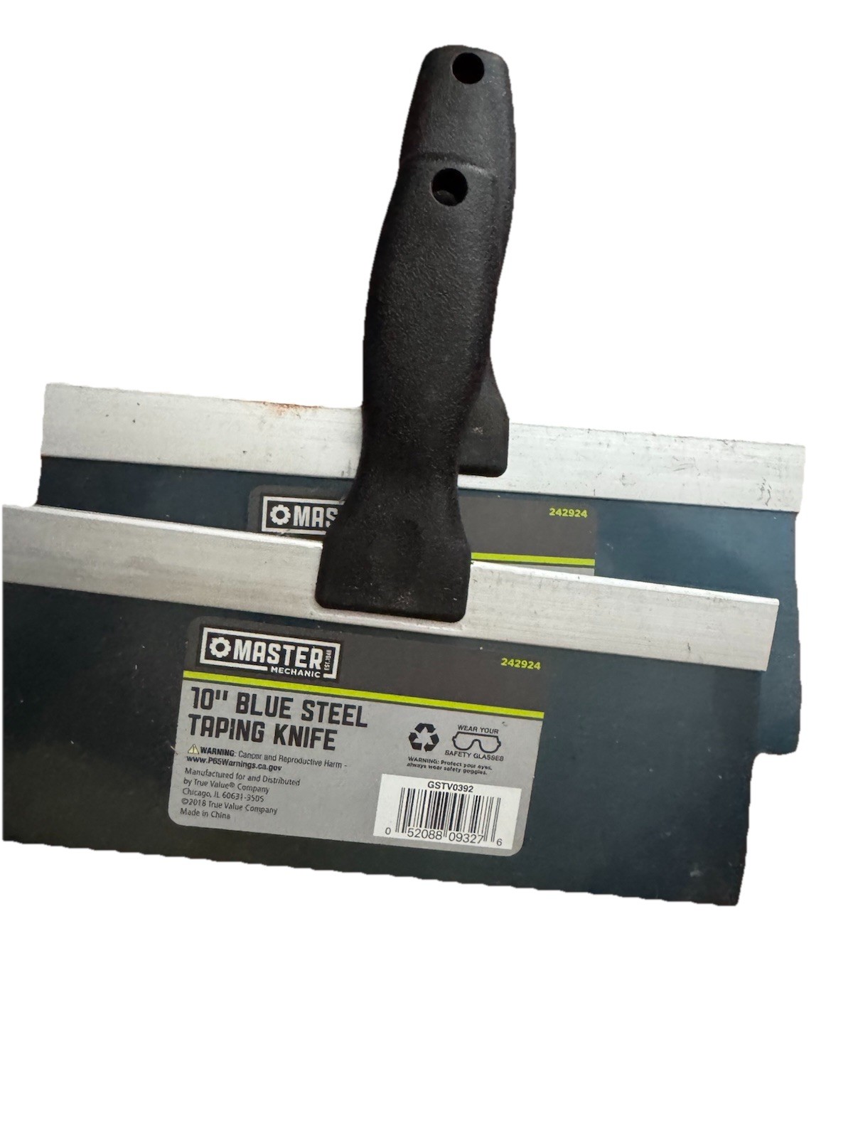 Master Mechanic 10" Blue Steel Taping Knife, MPN 242924