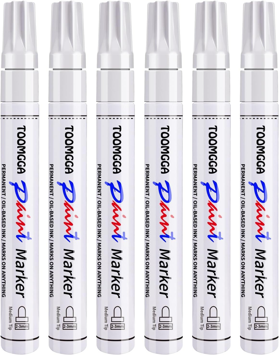 Rotulador Pintura Blanca para Letras Neumaticos de Coche Paquete de 4 Plumines