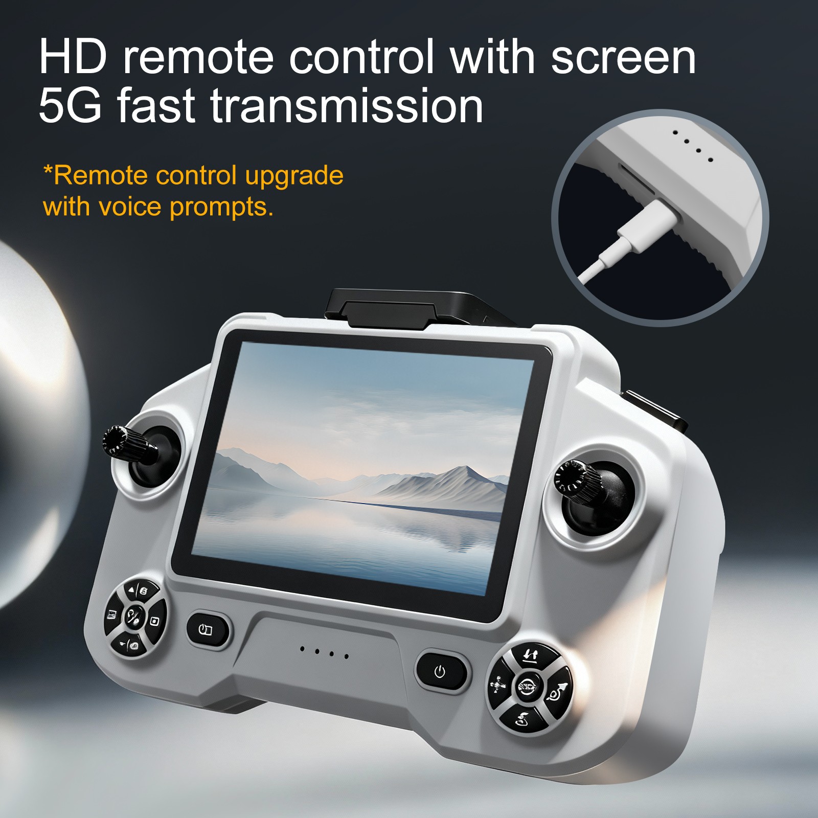 YL059 GPS Return Drone 4K Camera Lightweight Foldable FPV Transmission w/ Screen