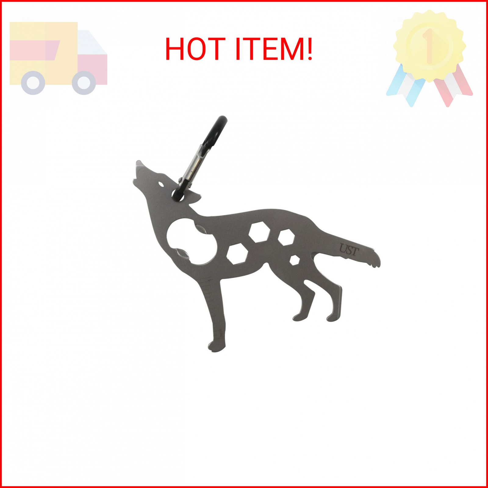 ust Stainless Steel Tool A Long Multi-Tool, Wolf, One Size (20-12215)