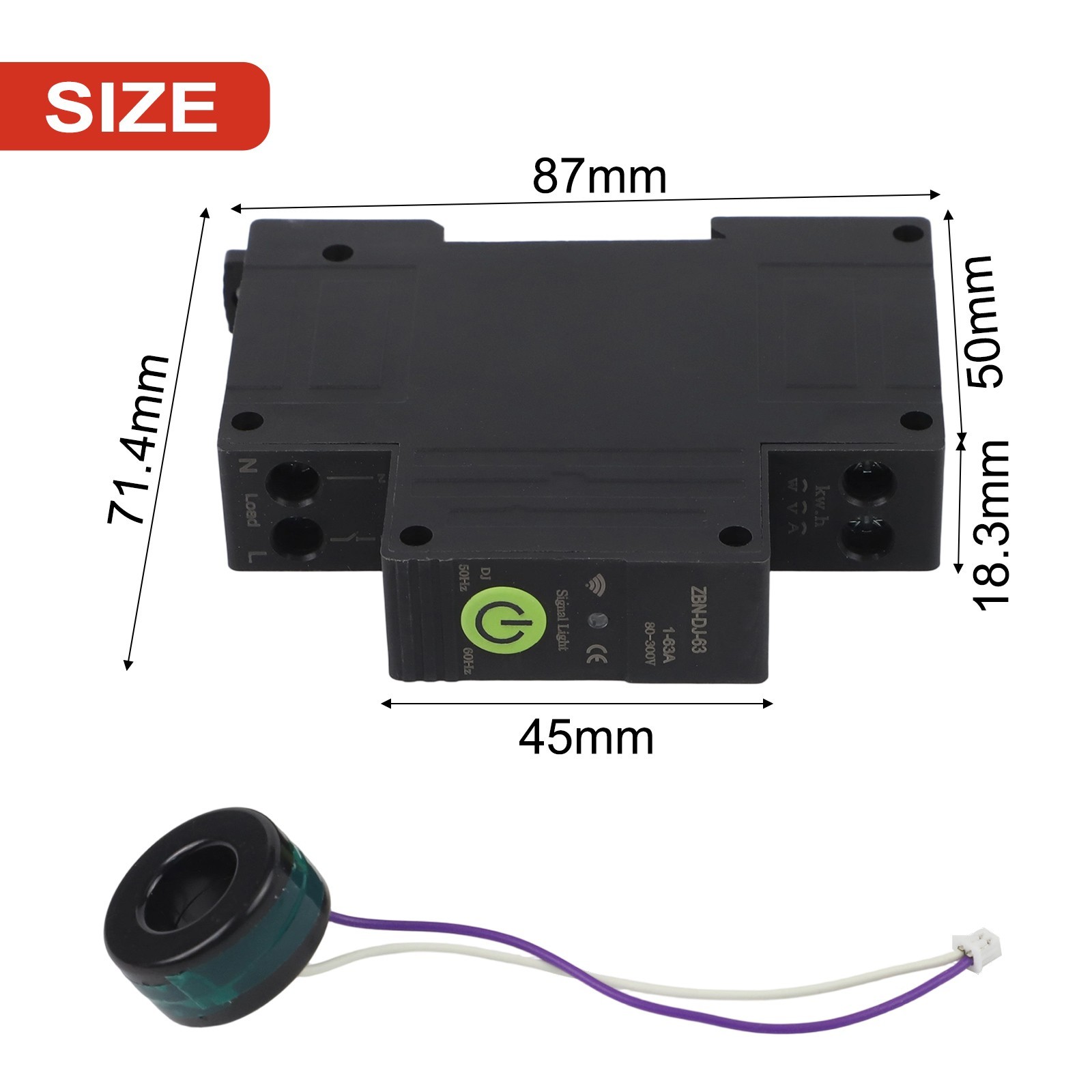 Overcurrent Protection Easy Installation Process Hands-free Energy Control